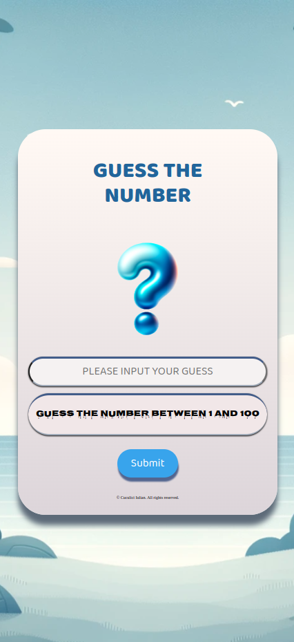 Number Guessing Game